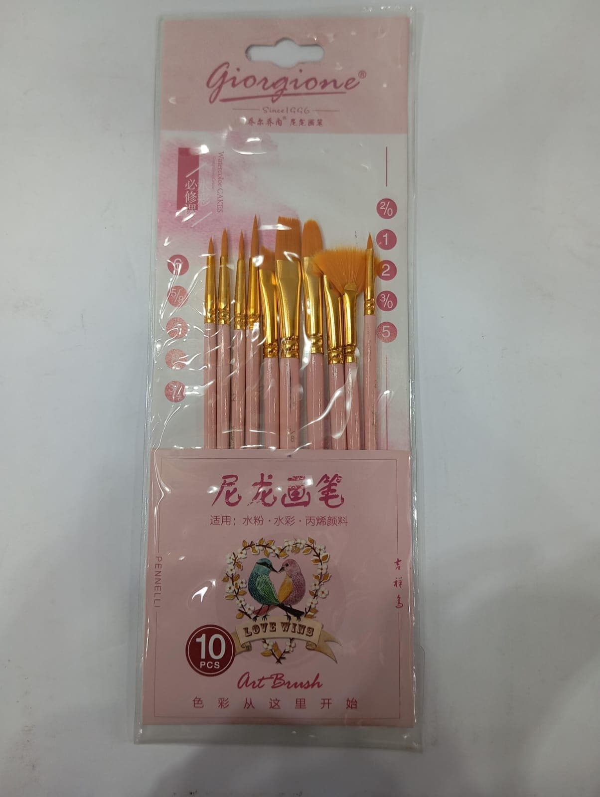 Paint Brushes 10 Pieces