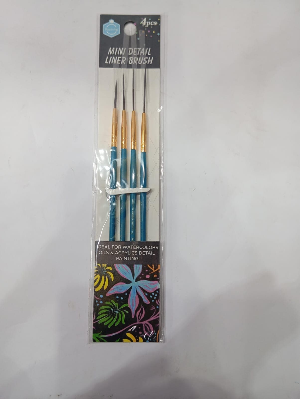 Mini Detail Liner Brushes 4 Pieces Set