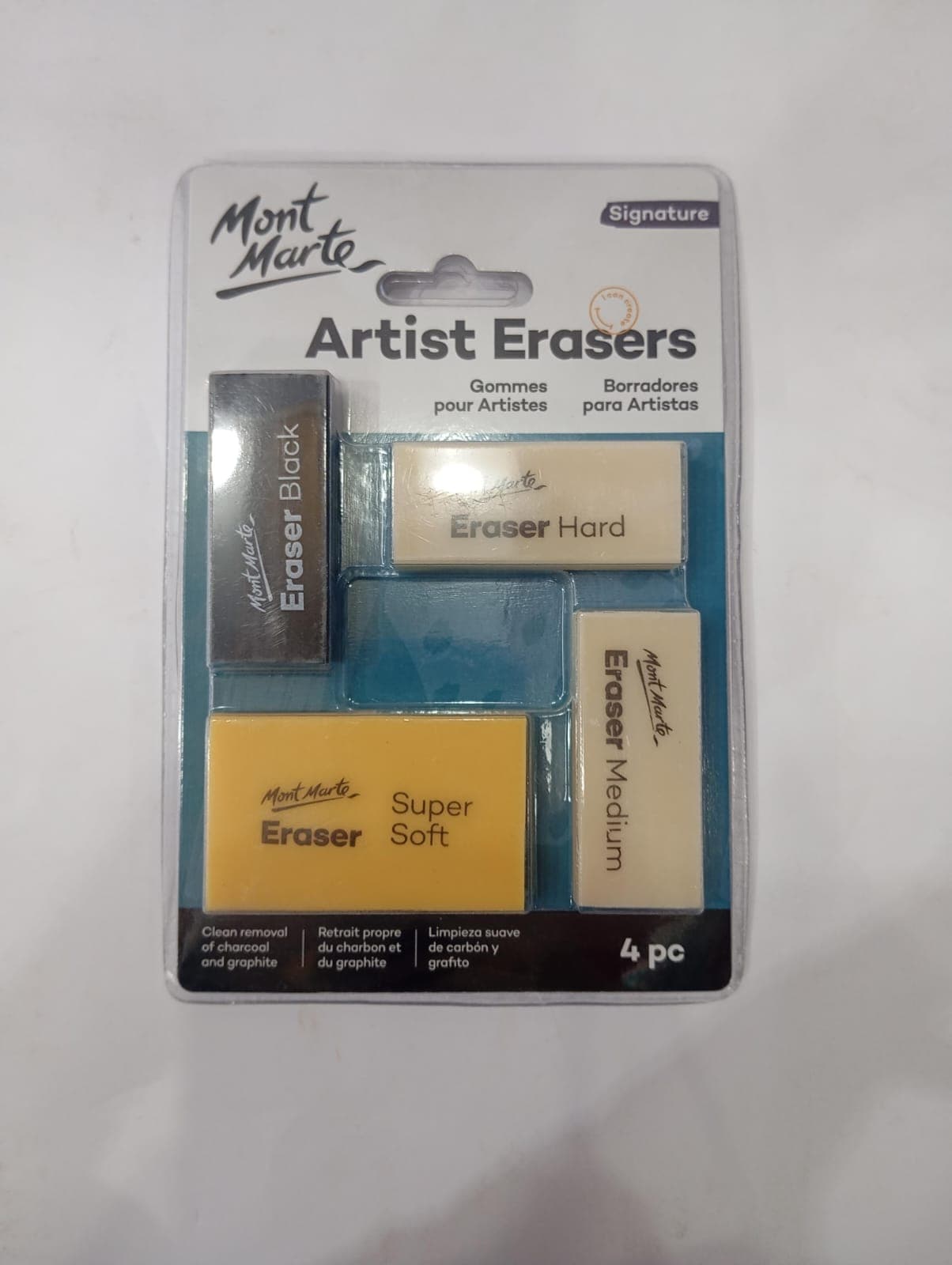 Artist Erasers 4 Pieces Set