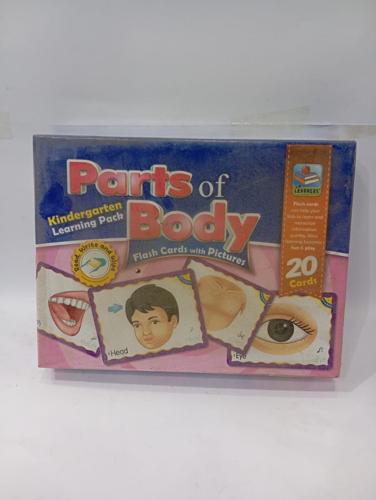 Parts of Body Flash 20 Cards