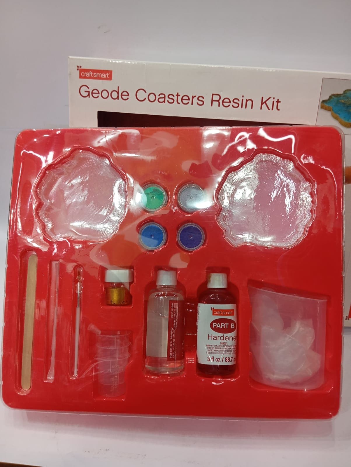 Geode Coasters Resin Kit
