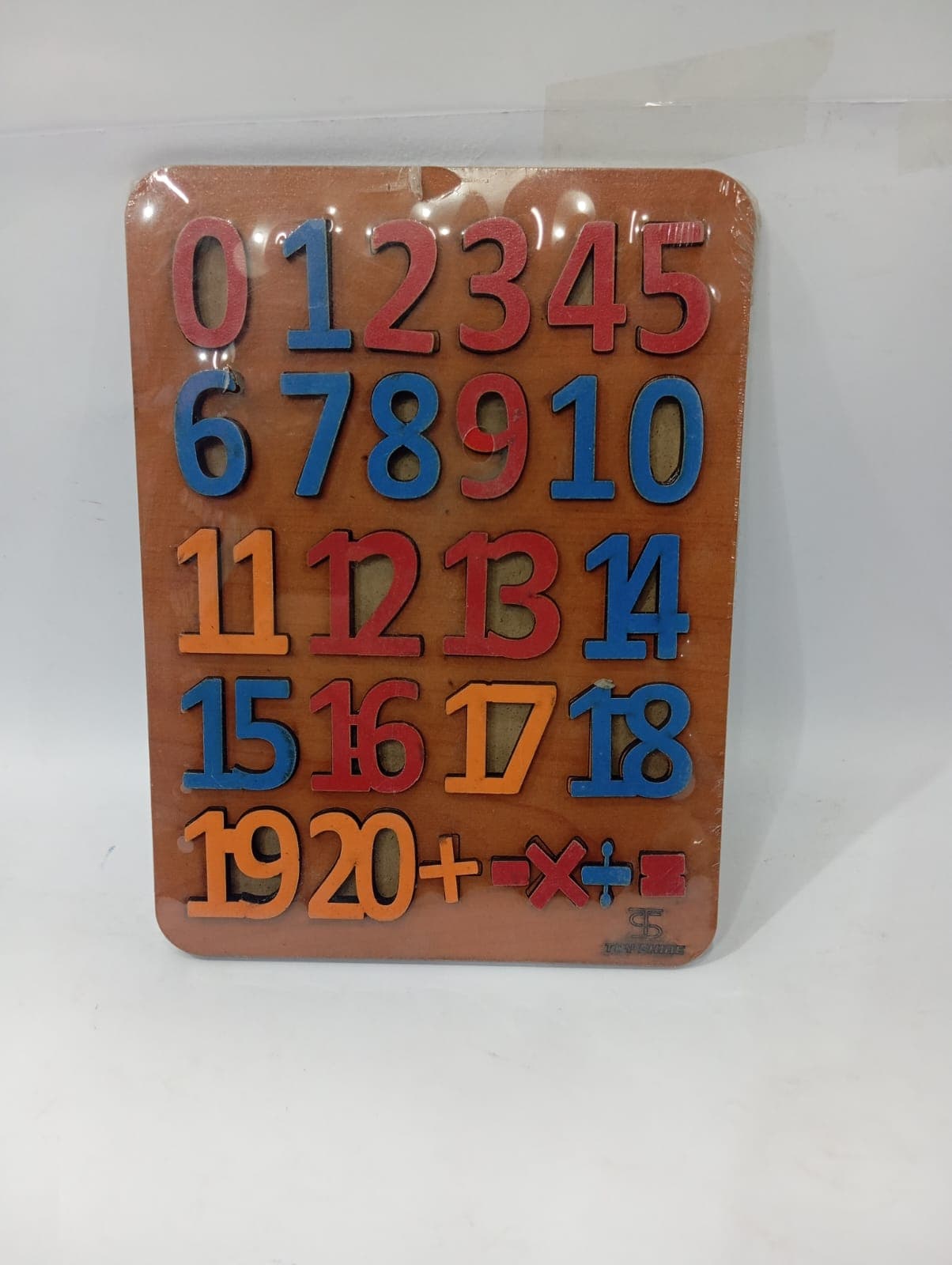 Numbers Learning Wood Board