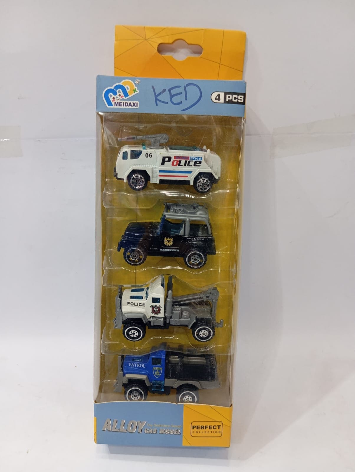Alloy car model 4 pcs
