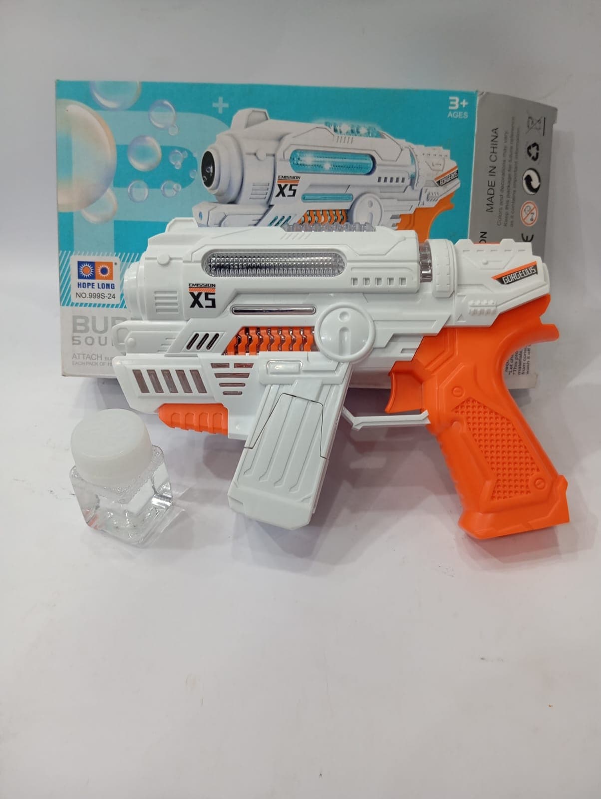 Bubble gun machine