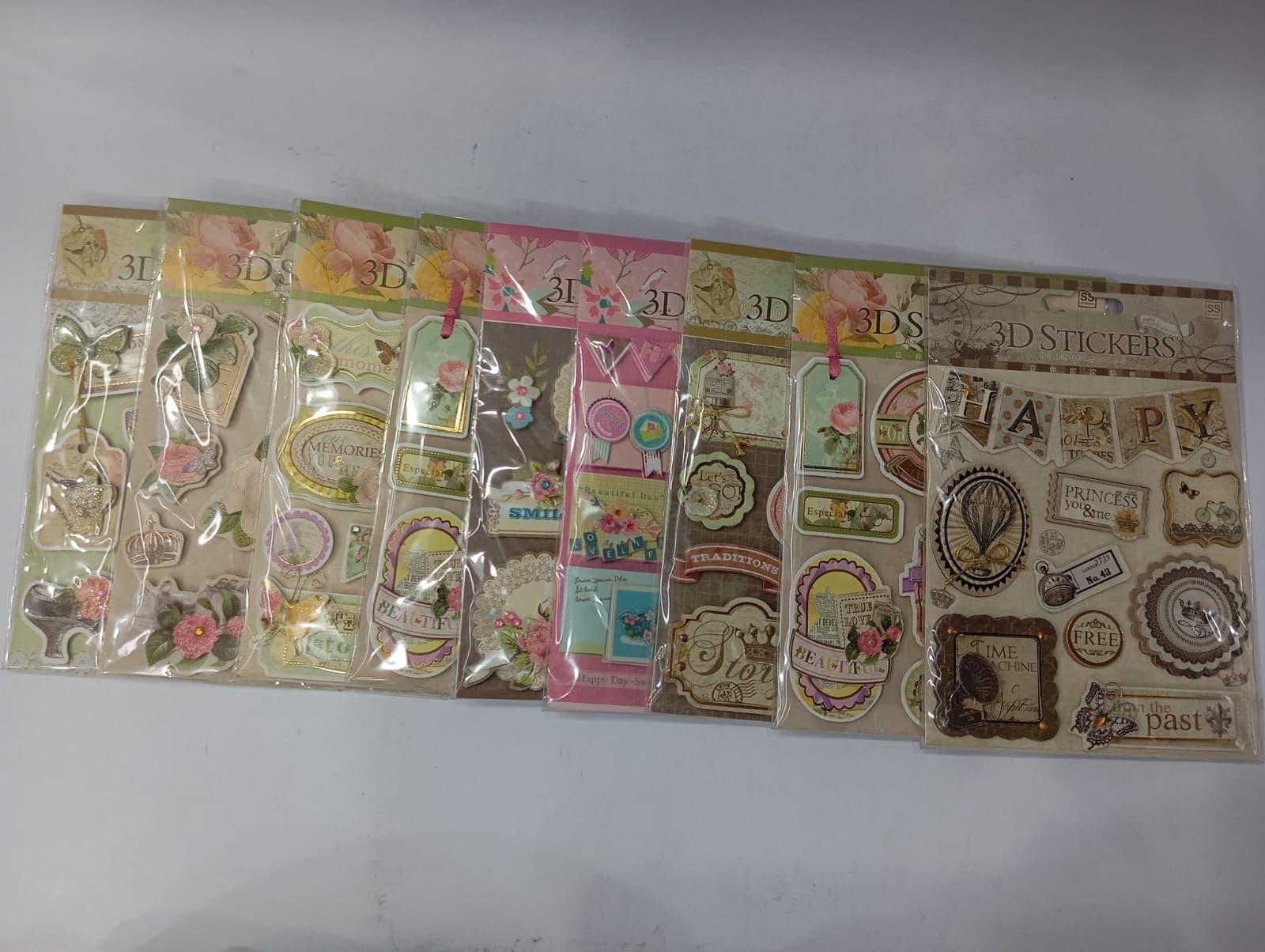 Random 3d stickers