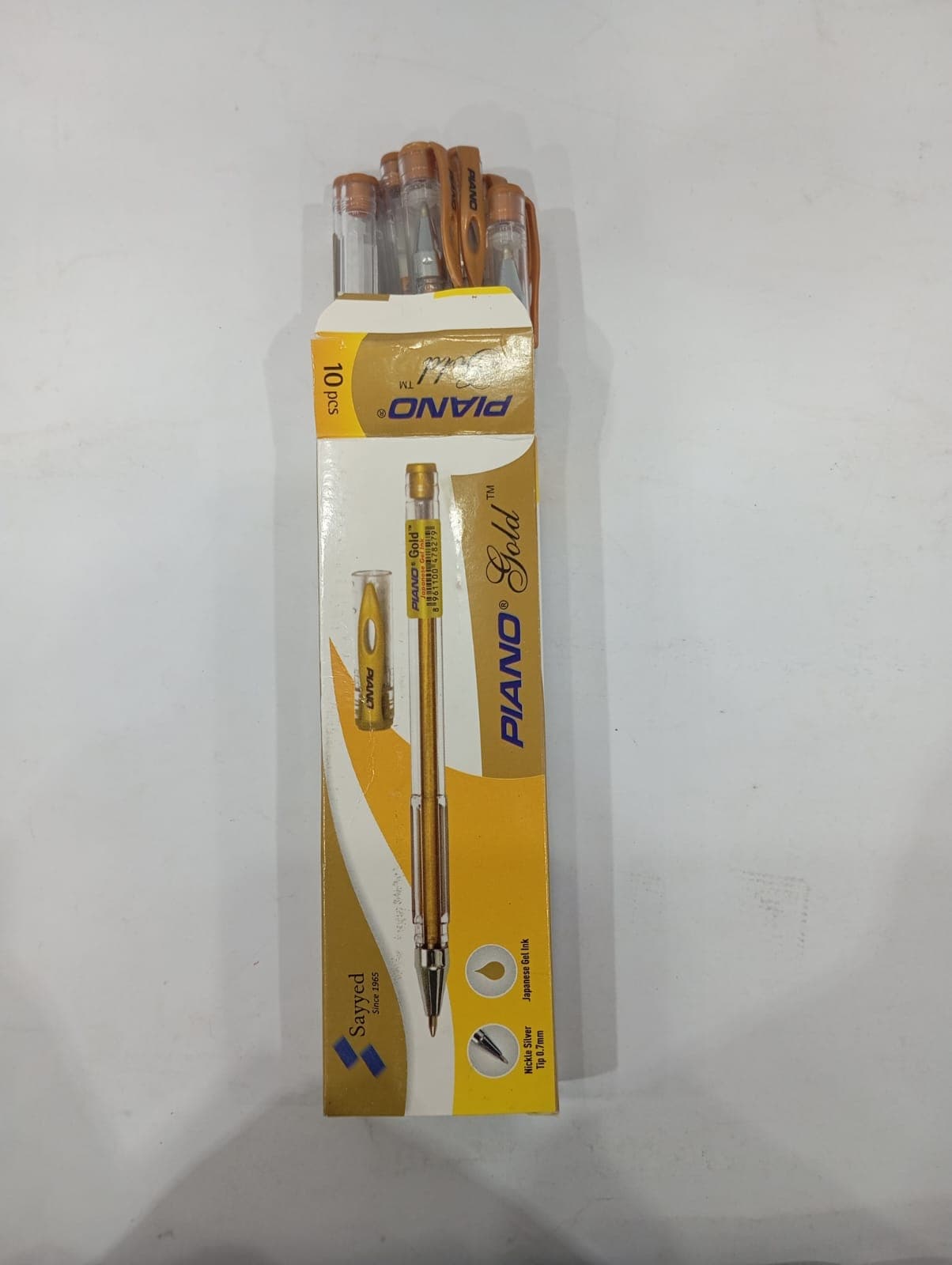 Piano golden gel pen